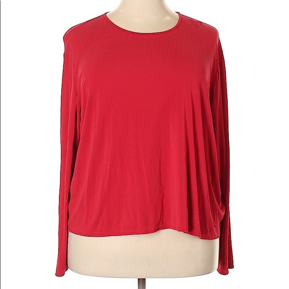 Eileen Fisher 100% Silk Long Sleeve Shirt